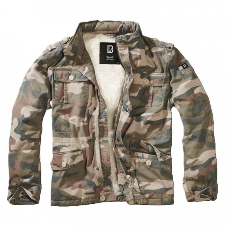 Bunda BRITANNIA JACKET zateplená LIGHT WOODLAND