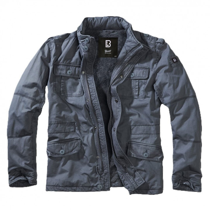 Bunda BRITANNIA JACKET zateplená MODRÁ INDIGO