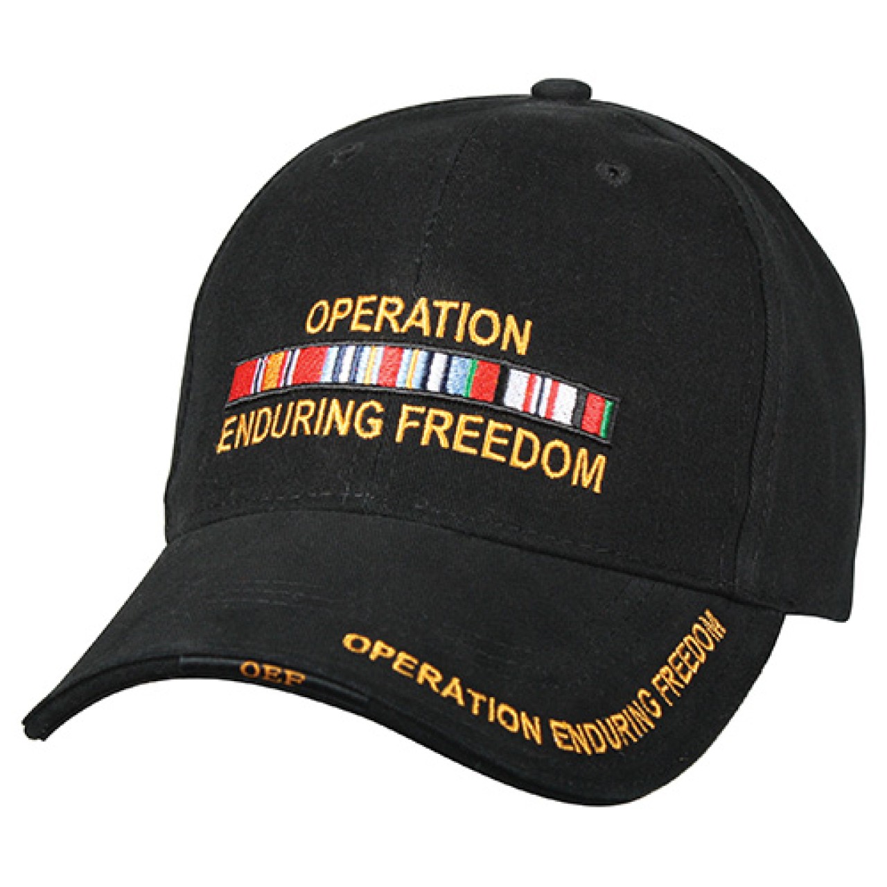 Čiapka DELUXE ENDURING FREEDOM BASEBALL ČIERNA