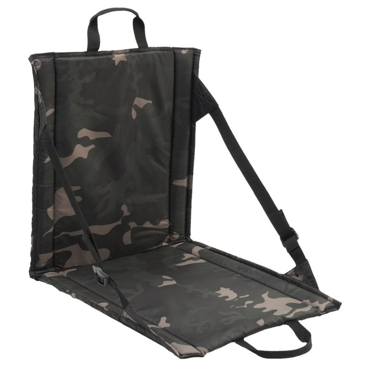 Podsedák FOLDABLE skladací DARK CAMO