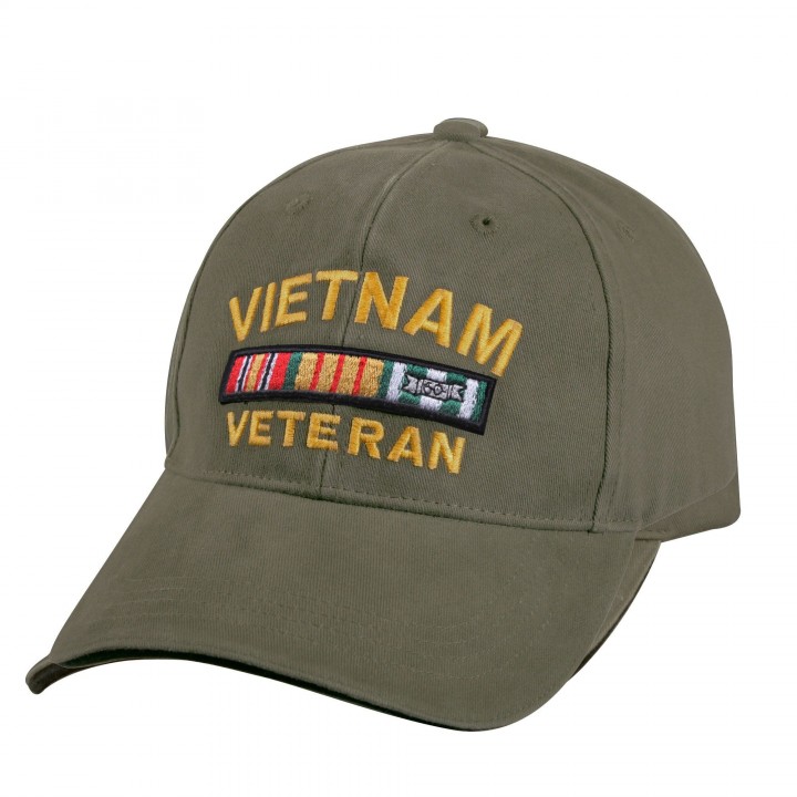 Čiapka baseball VINTAGE DELUXE VIETNAM VETERAN OLIV