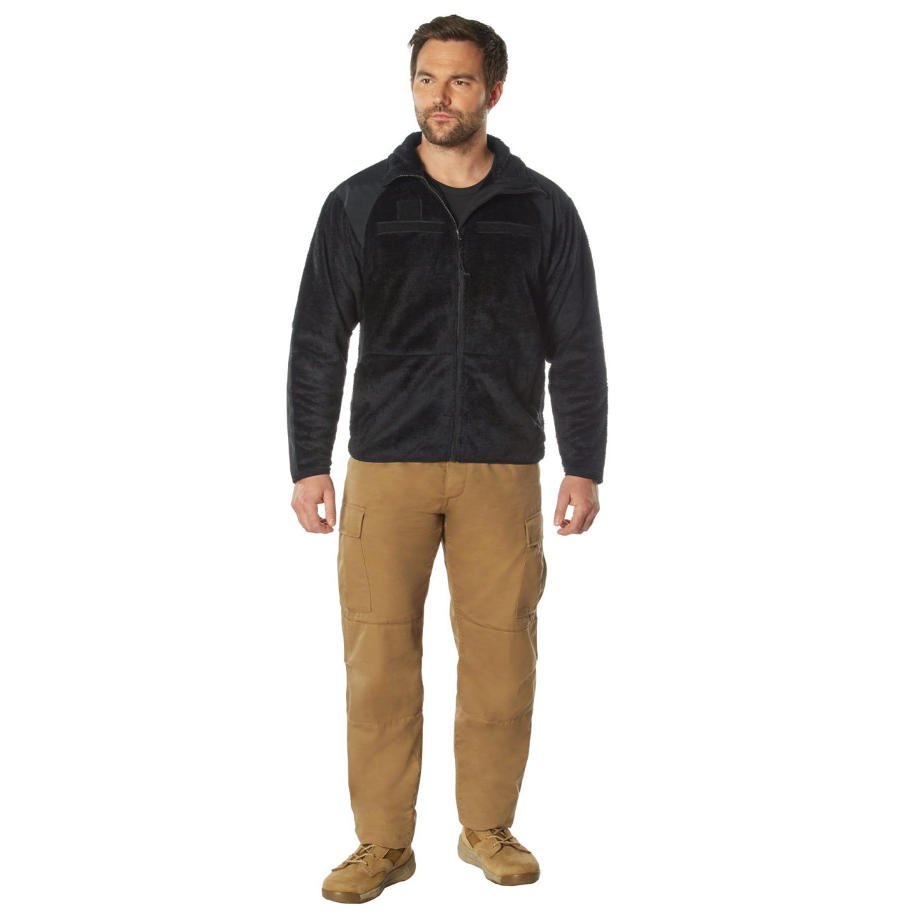 Bunda fleece GEN III/LEVEL 3 ECWCS ČIERNA