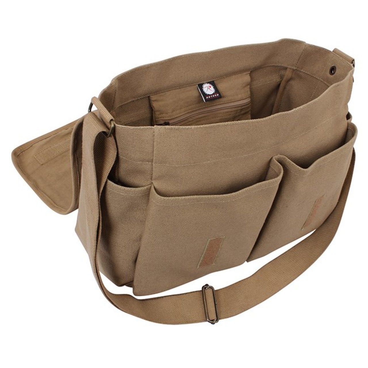 Taška VINTAGE cez rameno 38 x 28 x 15 cm COYOTE