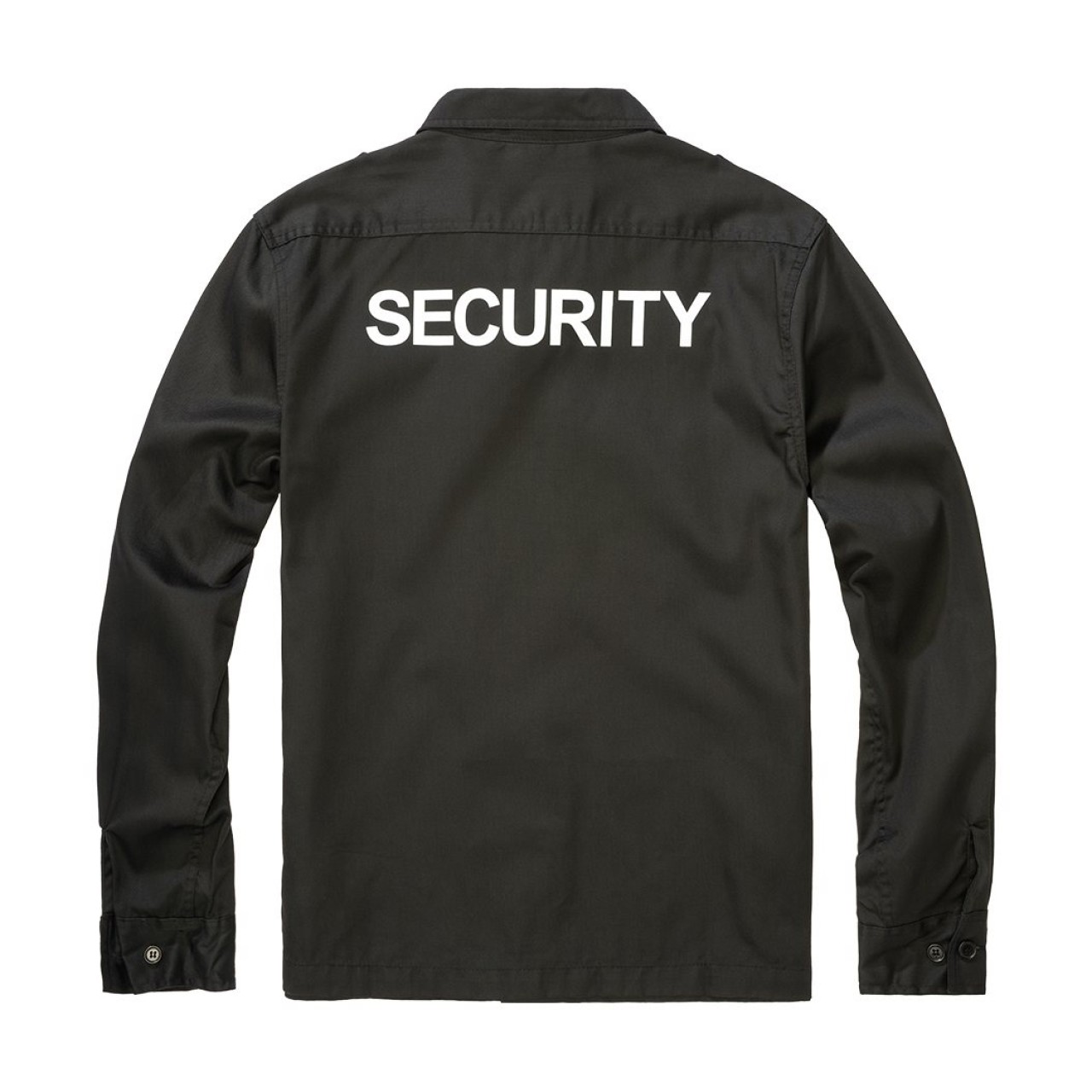Košeľa US SECURITY dlhý rukáv ČIERNA