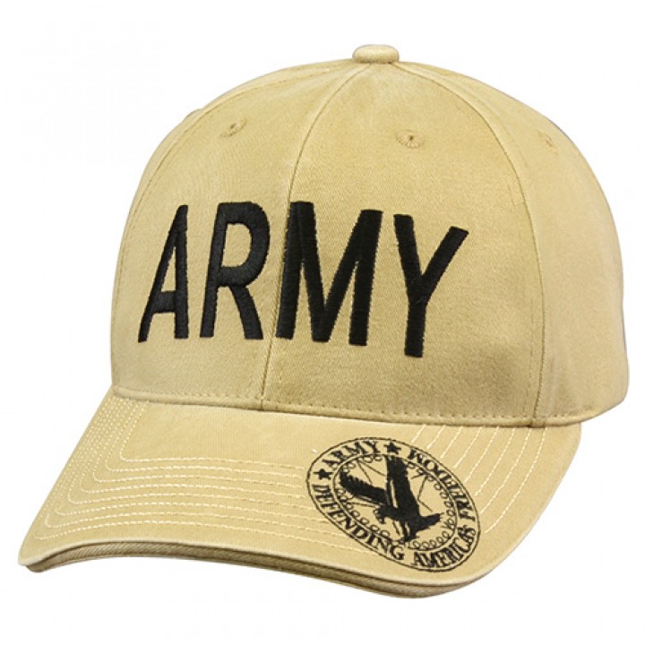 Čiapka baseball VINTAGE DELUXE ARMY KHAKI
