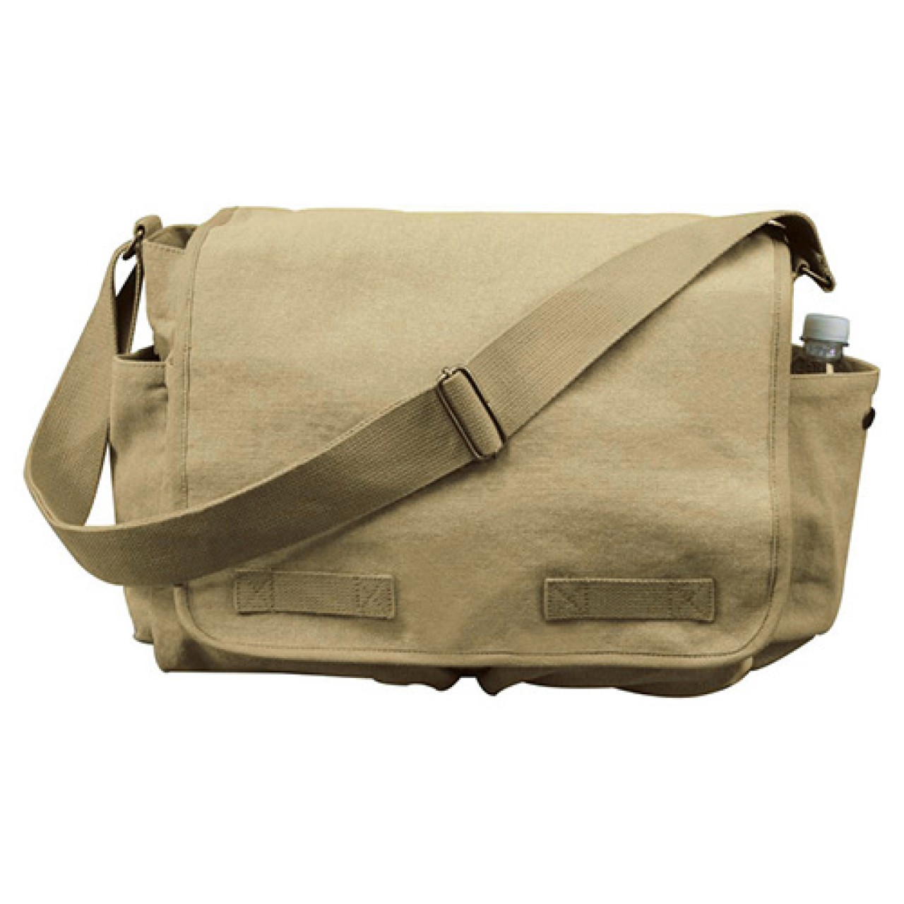 Taška VINTAGE cez rameno 38 x 28 x 15 cm KHAKI