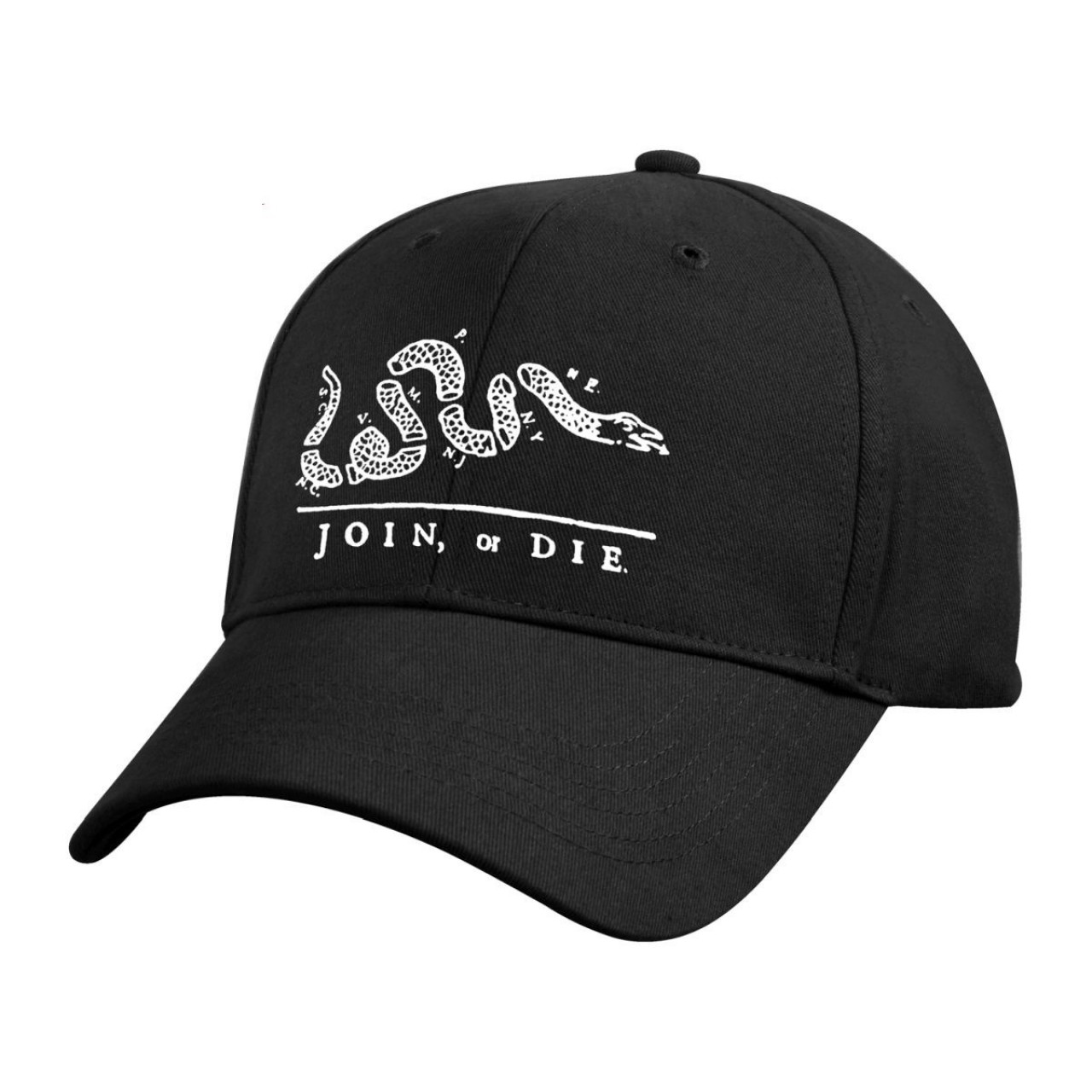 Čiapka BASEBALL JOIN OR DIE ČIERNA
