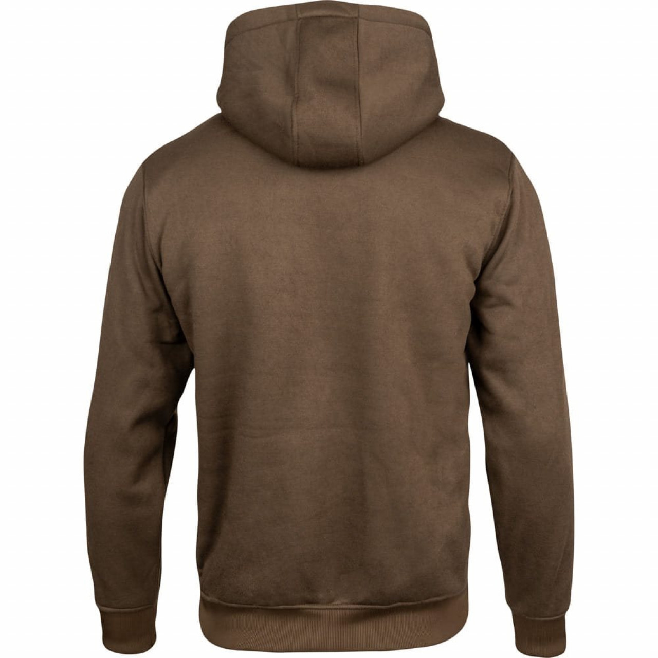 Mikina Yakka so zipsom a kožušinovým lemovaním BROWN