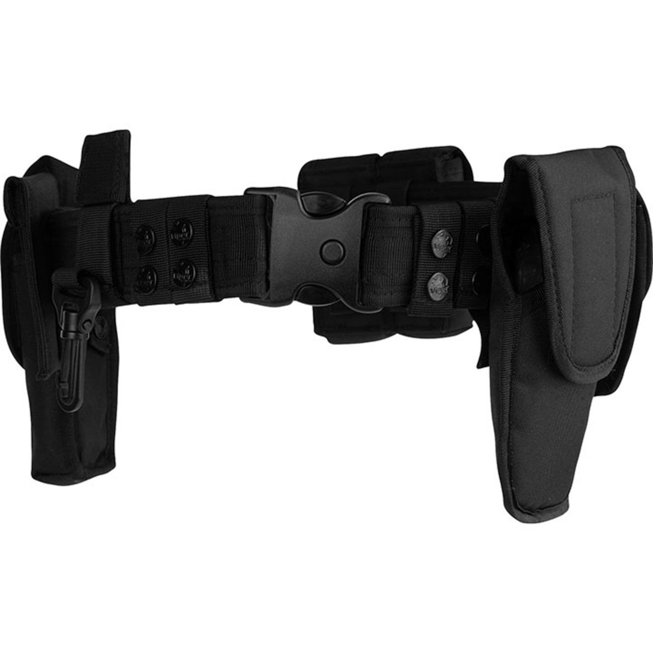 Opasok  SECURITY VIPER so 6 puzdrami ČIERNY