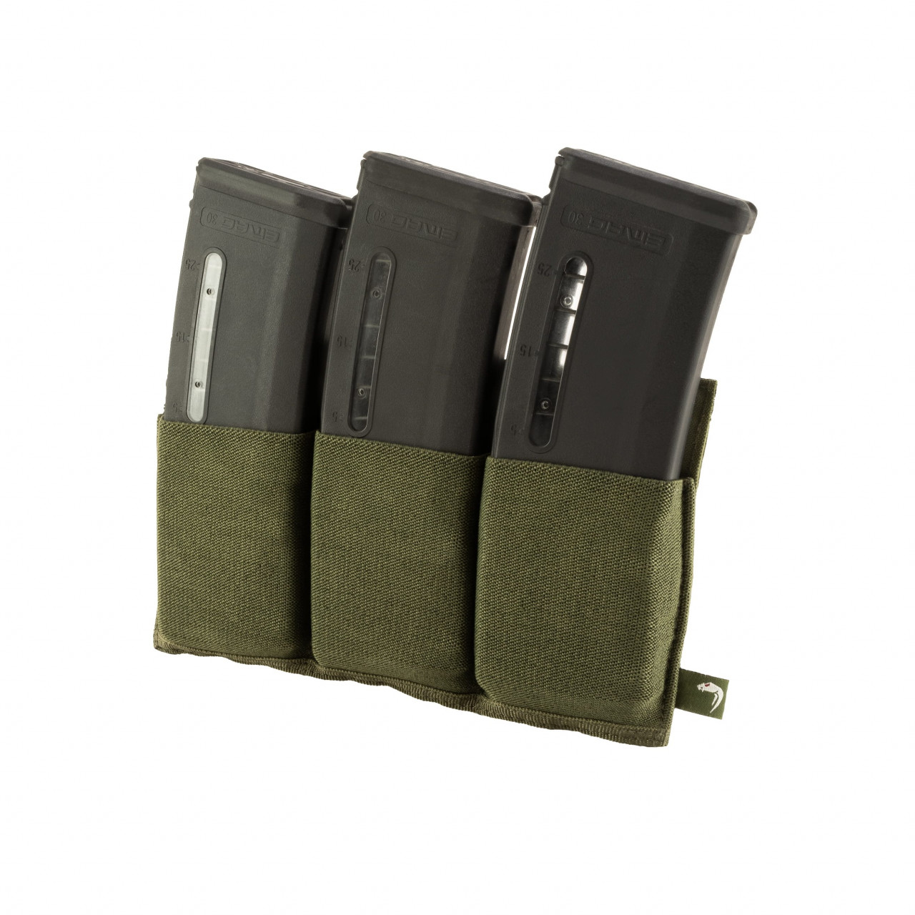 Sumka elastická otvorená pre 3 zásobníky M4/M16 ZELENÁ