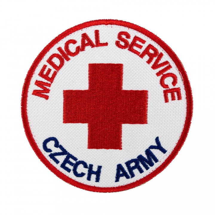 Nášivka MEDICAL SERVICE CZECH ARMY farebná