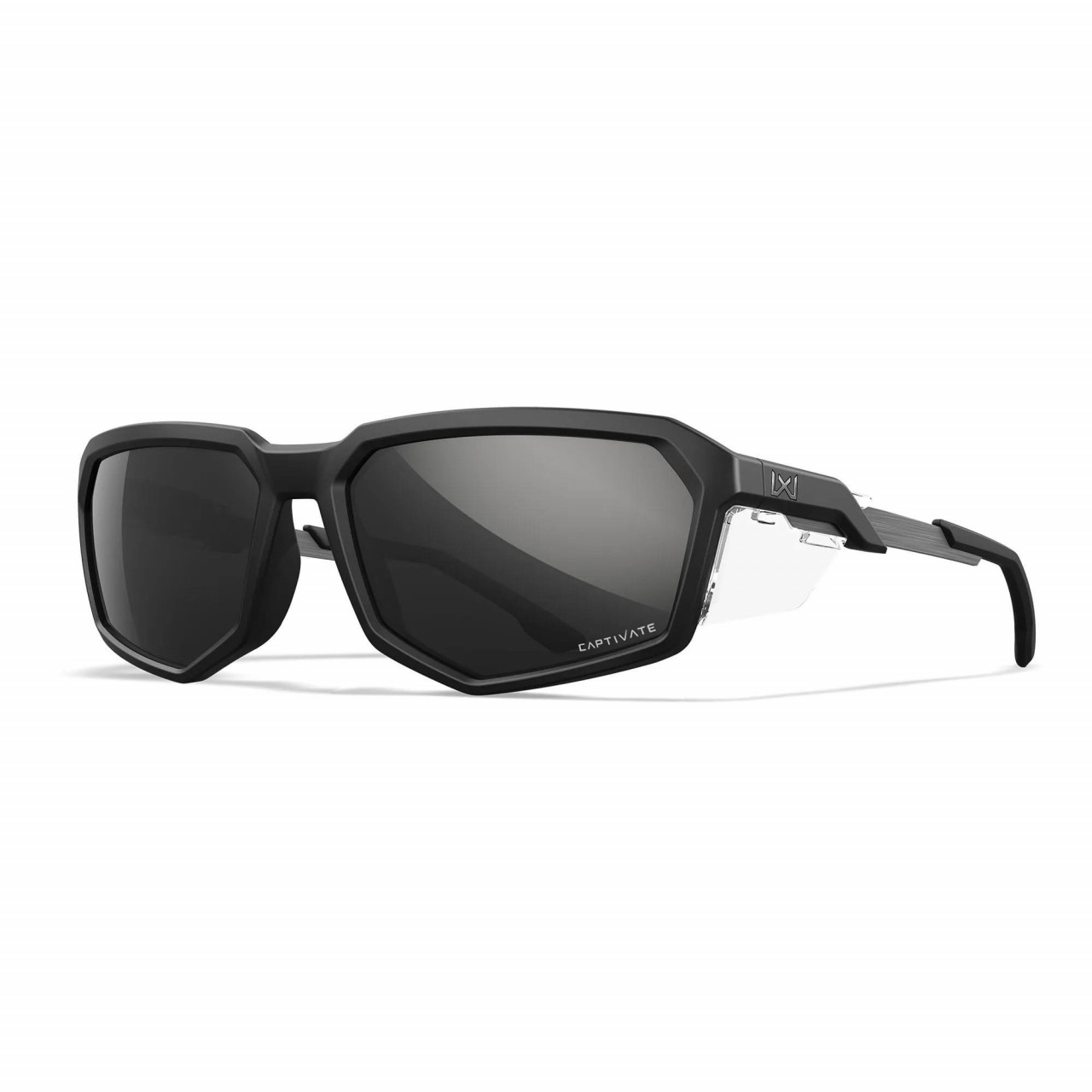 Okuliare strelecké WX RECON CAPTIVATE™ ČIERNY rám POLARIZOVANÉ DYMOVÉ sklá