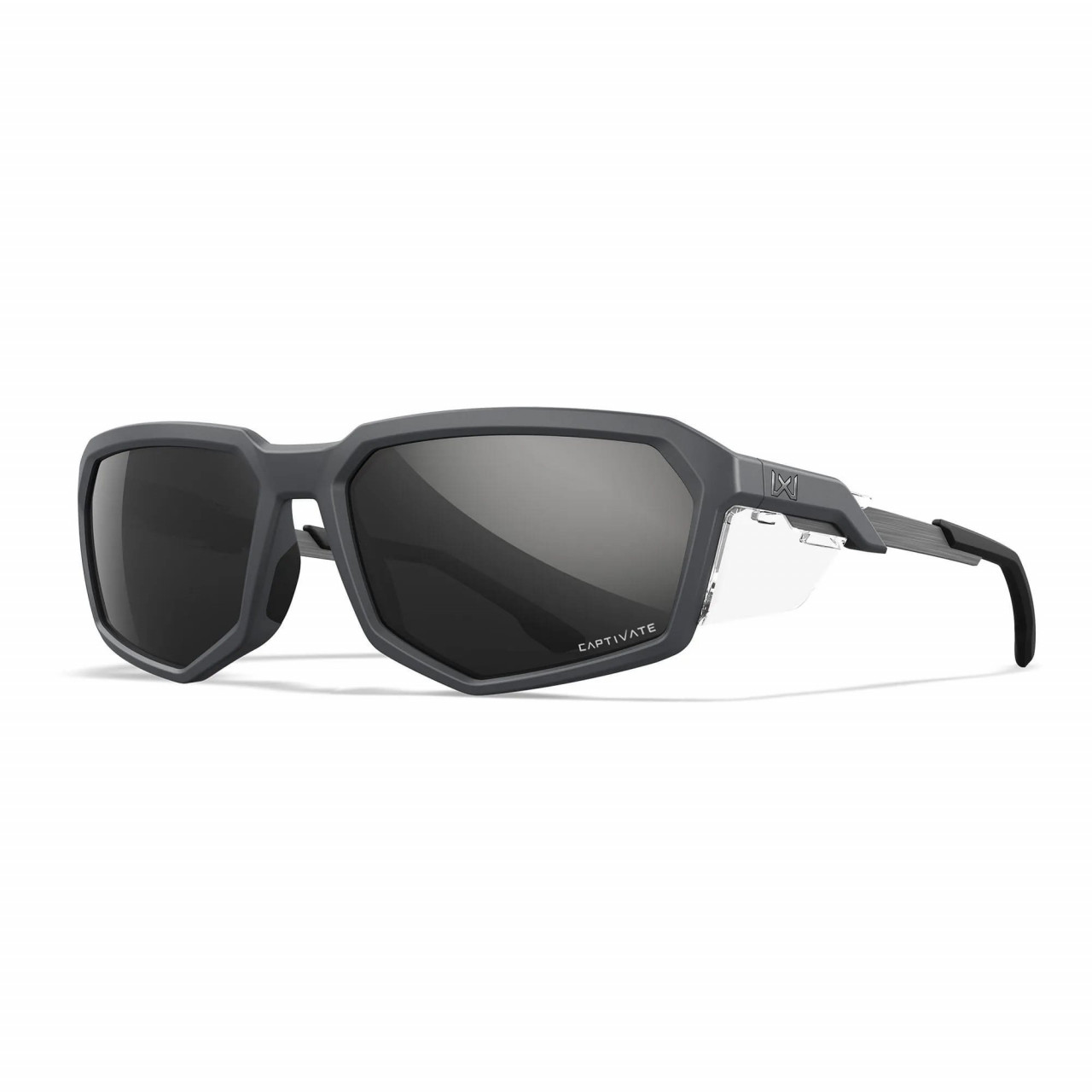 Okuliare strelecké WX RECON CAPTIVATE™ SIVÝ rám POLARIZOVANÉ DYMOVÉ sklá
