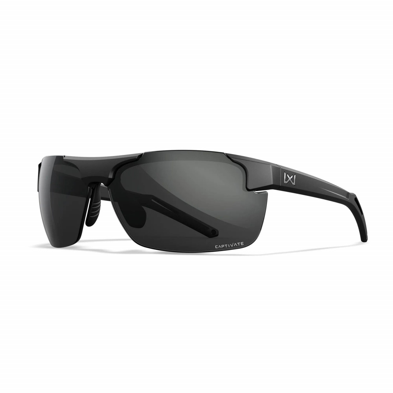 Okuliare strelecké WX PRIME CAPTIVATE™ ČIERNY rám SIVÉ sklá