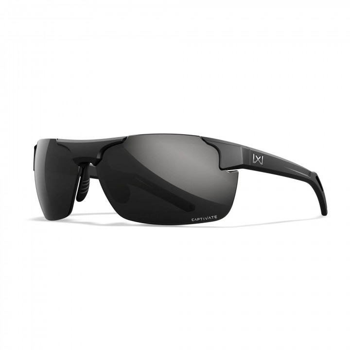 Okuliare strelecké WX PRIME CAPTIVATE™ ČIERNY rám POLARIZOVANÉ sklá