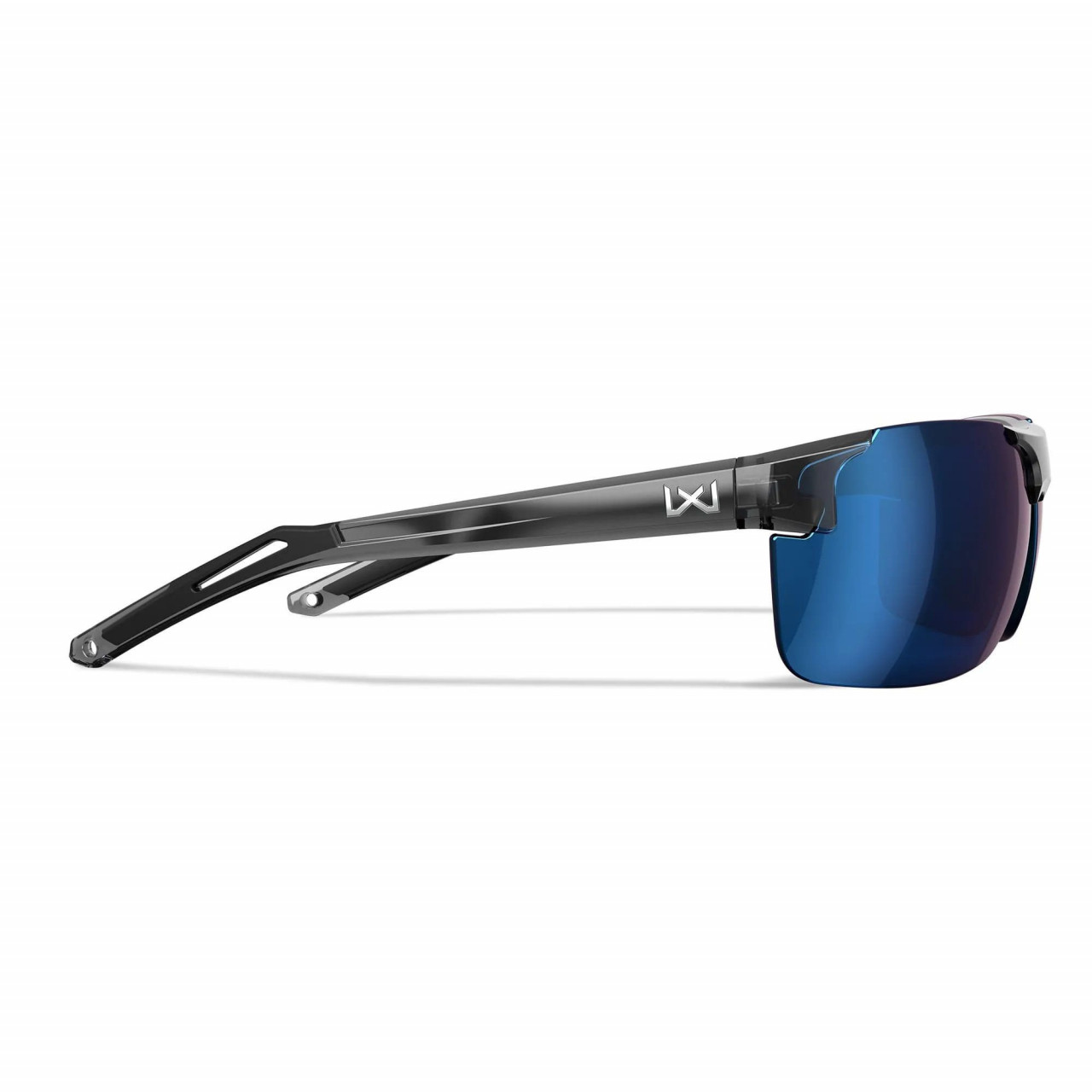 Okuliare strelecké WX PRIME CAPTIVATE™ SIVÝ rám POLARIZOVANÉ MODRÉ sklá