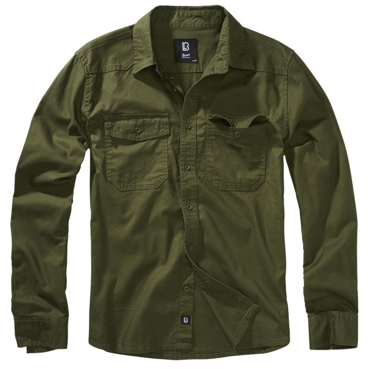 Košeľa FLANELOVÁ dlhý rukáv ZELENÁ