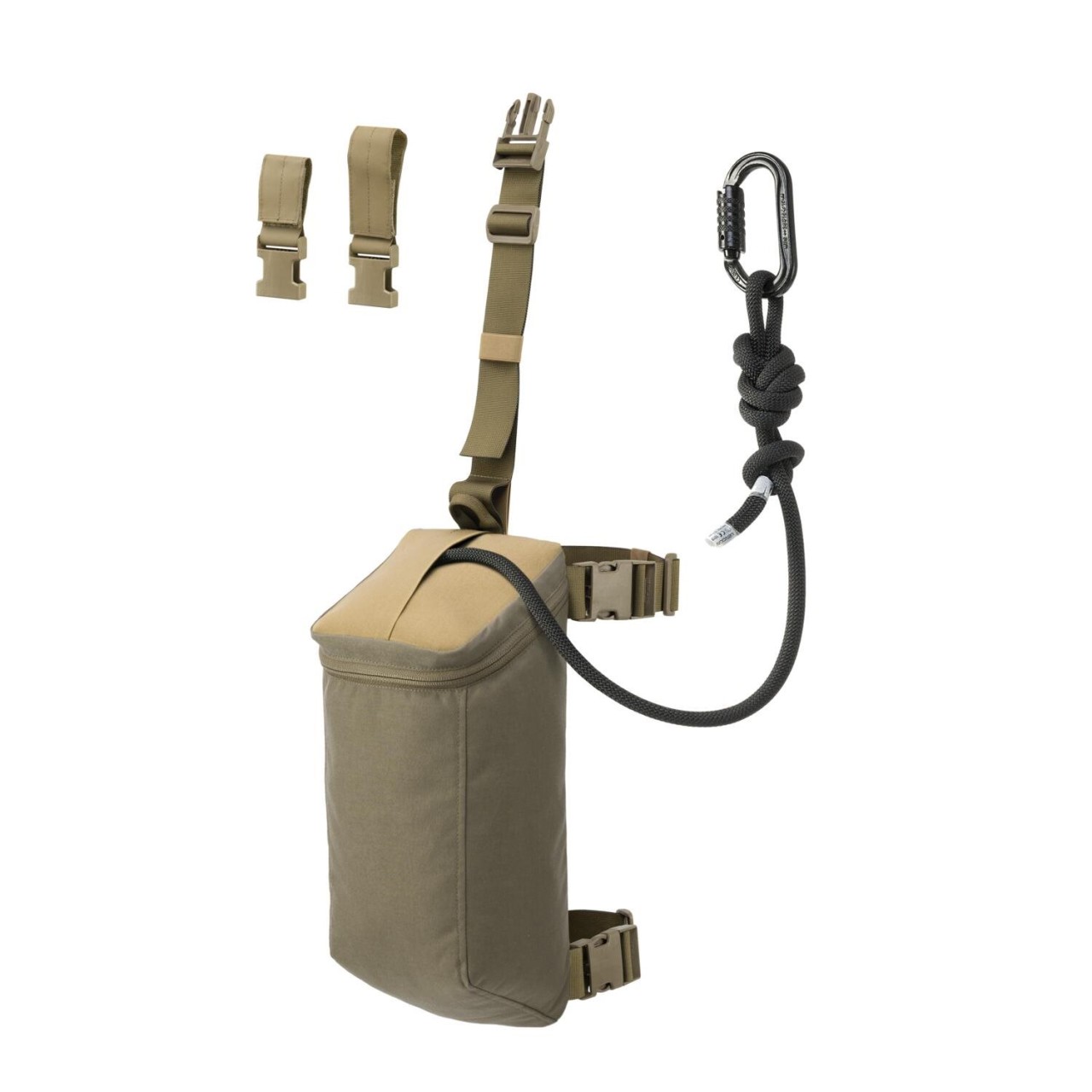 Puzdro lýtkové ROPE BAG na zlaňovacie lano ADAPTIVE GREEN