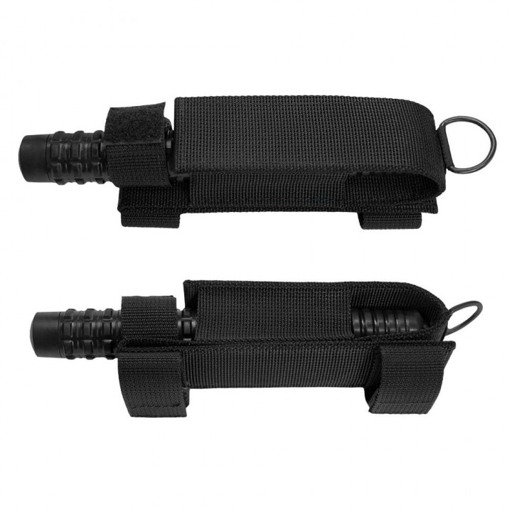 Puzdro nylonové na telesk. obušok H16 horizontálné ČIERNE