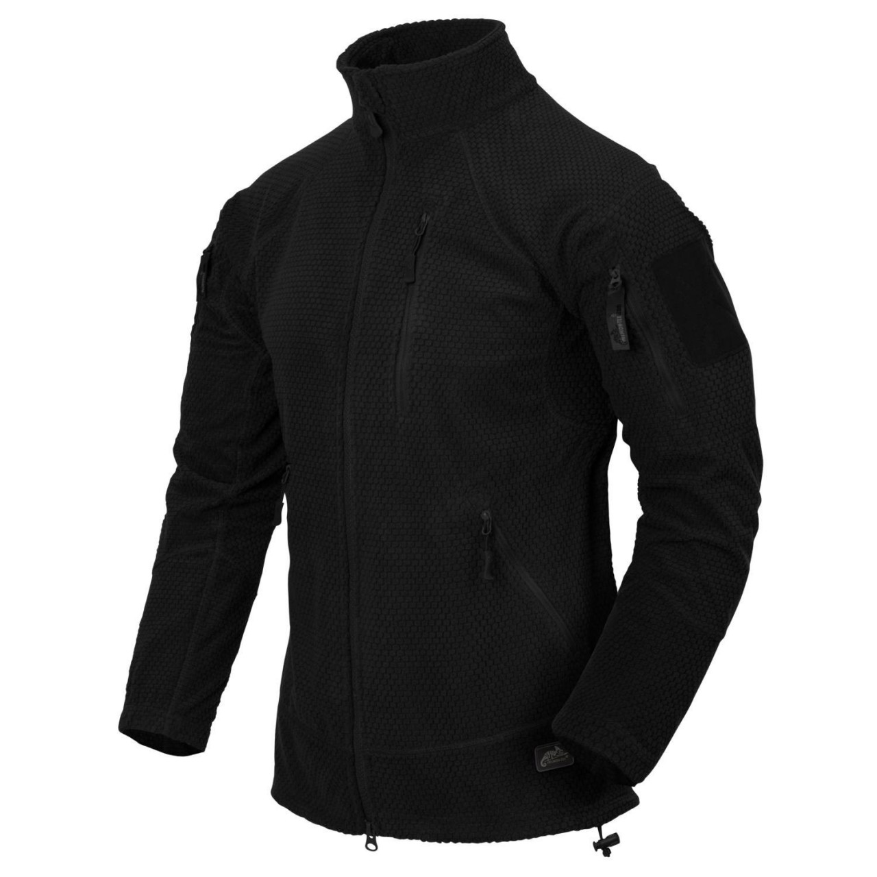 Mikina funkčná fleece ALPHA TACTICAL ČIERNA