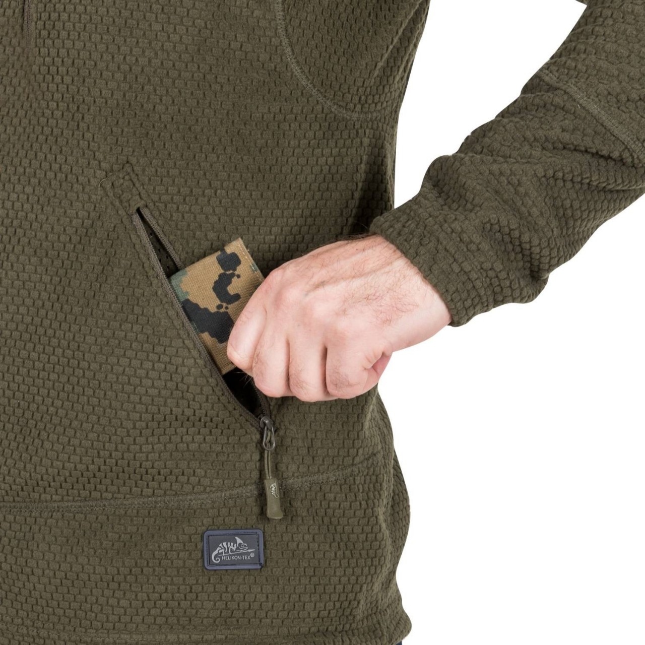 Mikina funkčná fleece ALPHA TACTICAL OLIV