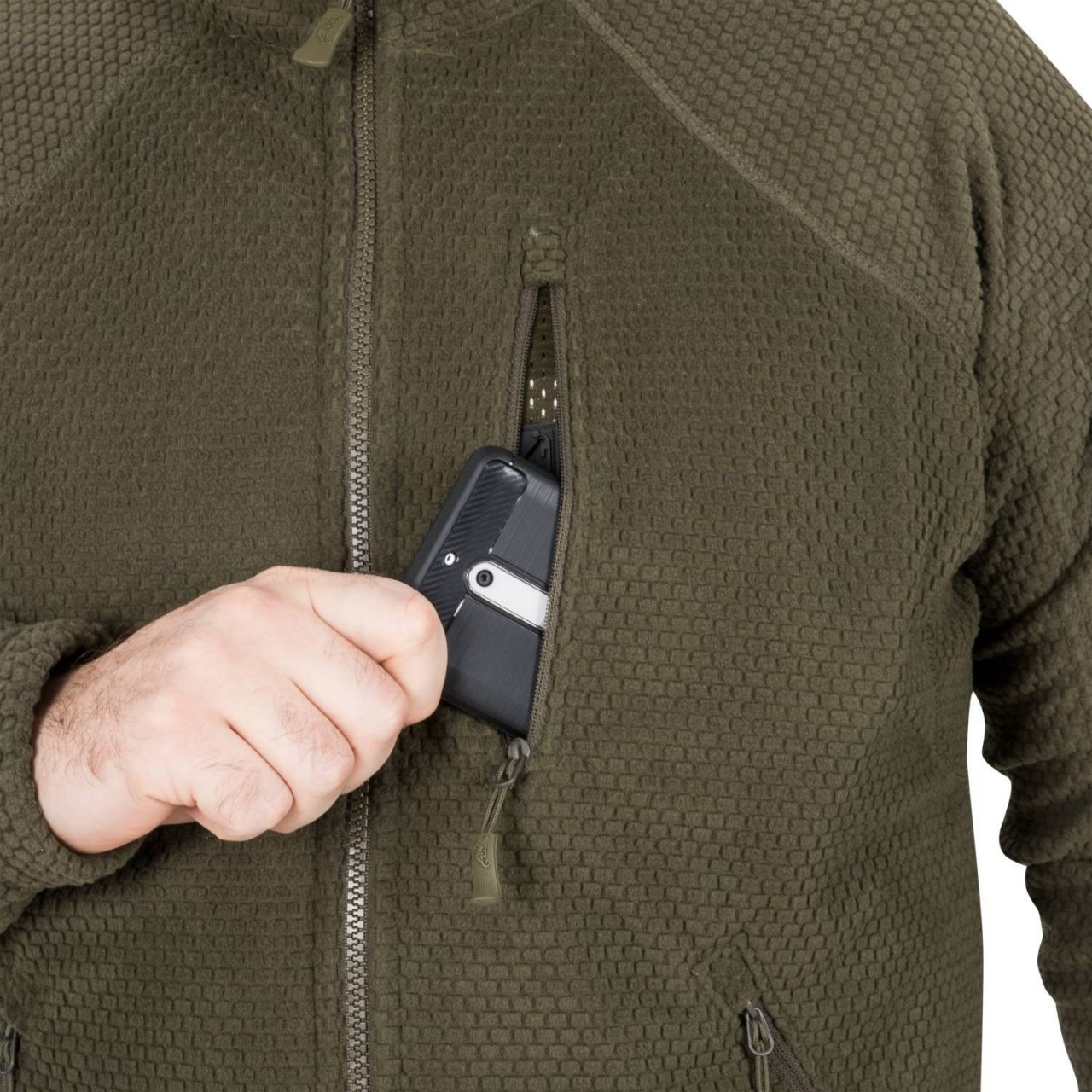 Mikina funkčná fleece ALPHA TACTICAL OLIV