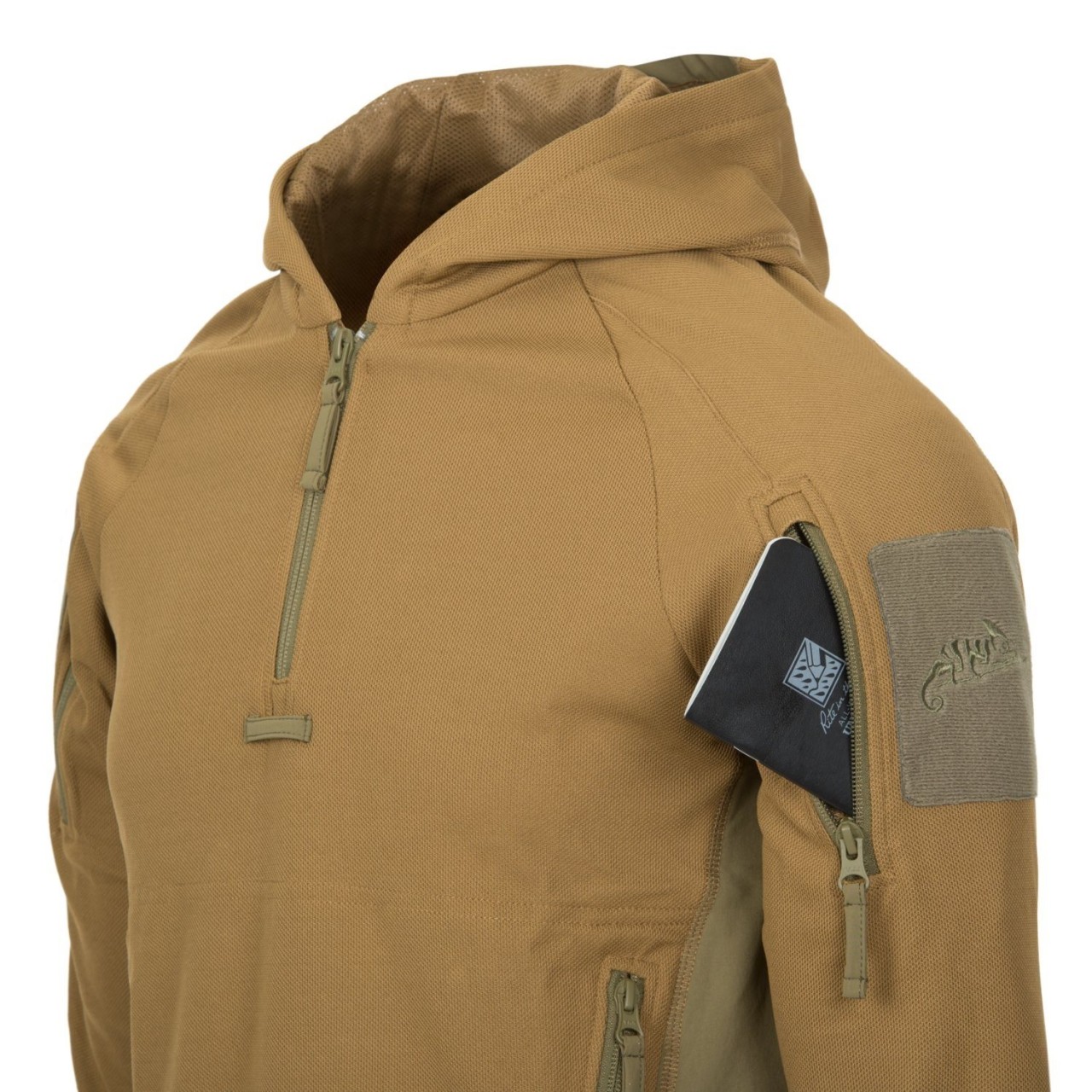 Mikina RANGE s kapuňou COYOTE/ADAPTIVE GREEN