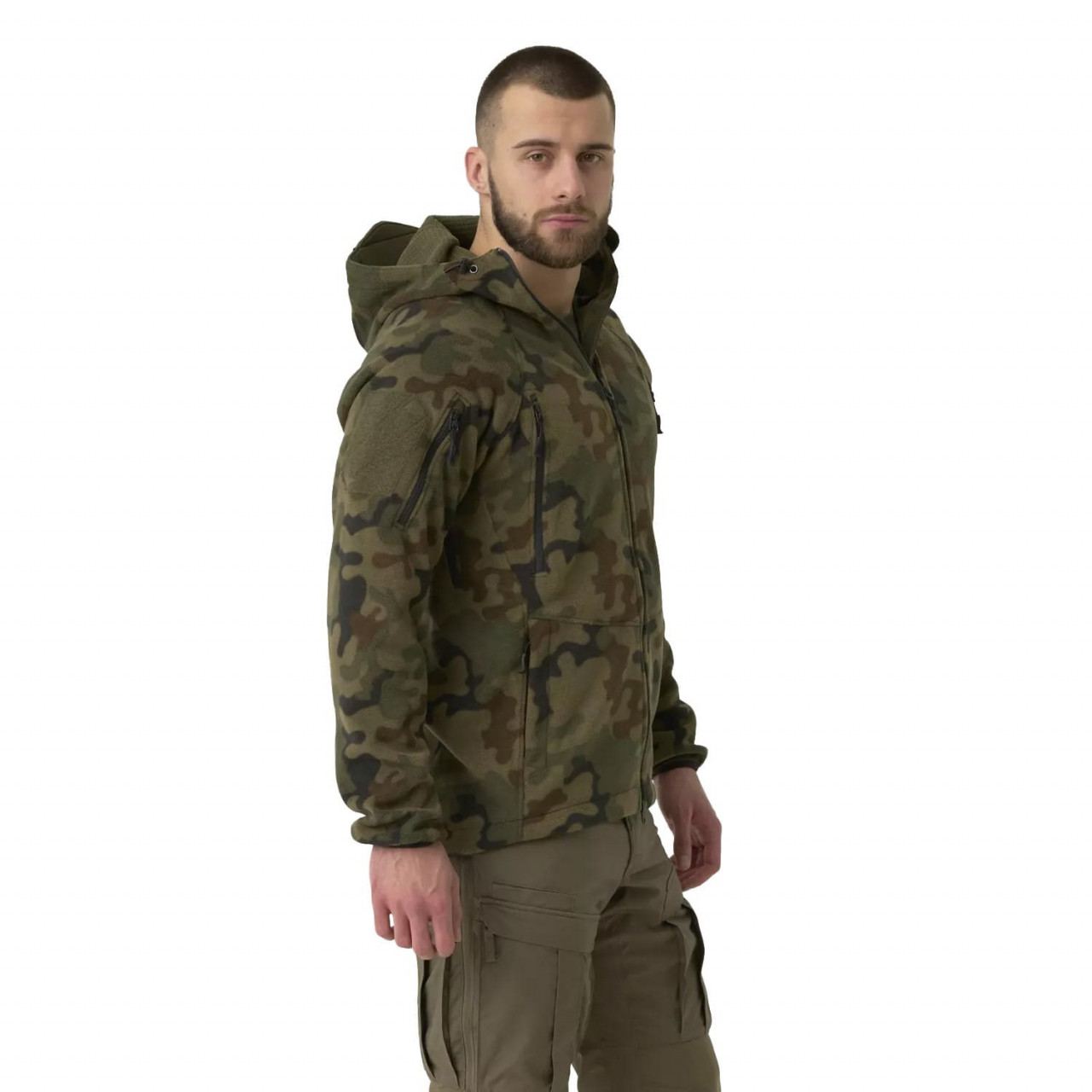 Bunda PATRIOT MK2 Hybrid fleece WOODLAND POĽSKÝ
