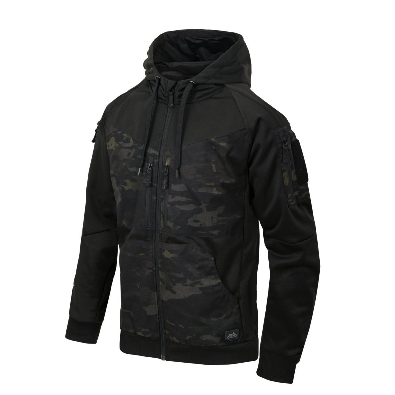 Mikina ROGUE HOODIE ČIERNA/MULTICAM® BLACK
