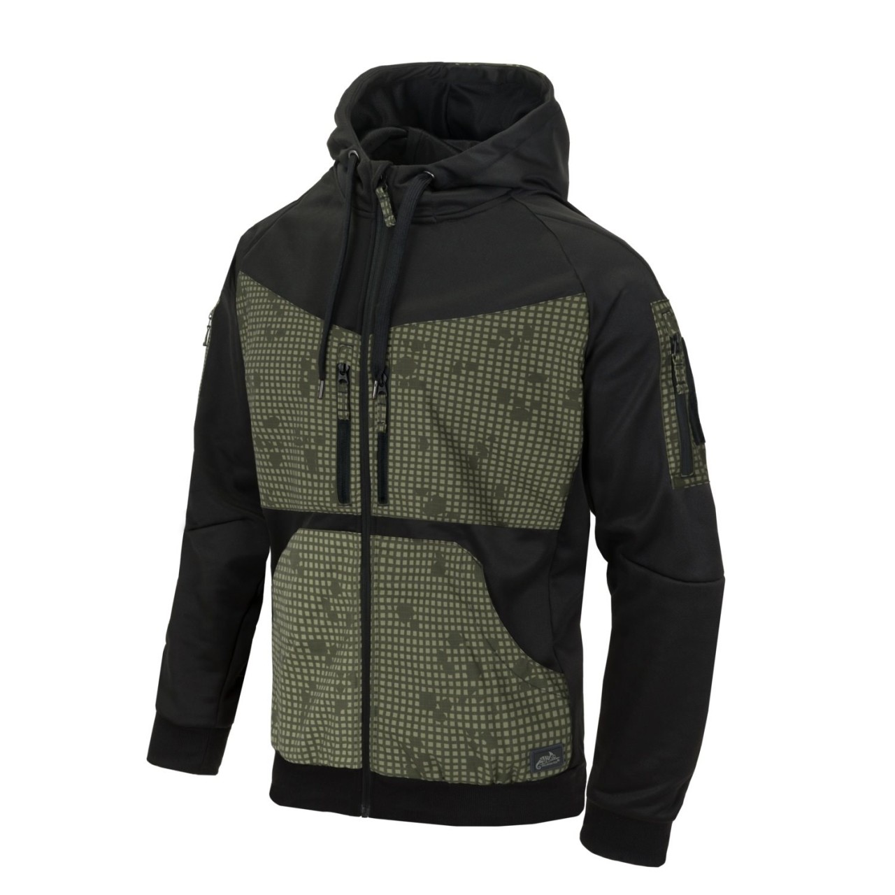 Mikina ROGUE HOODIE ČIERNA/DESERT NIGHT CAMO
