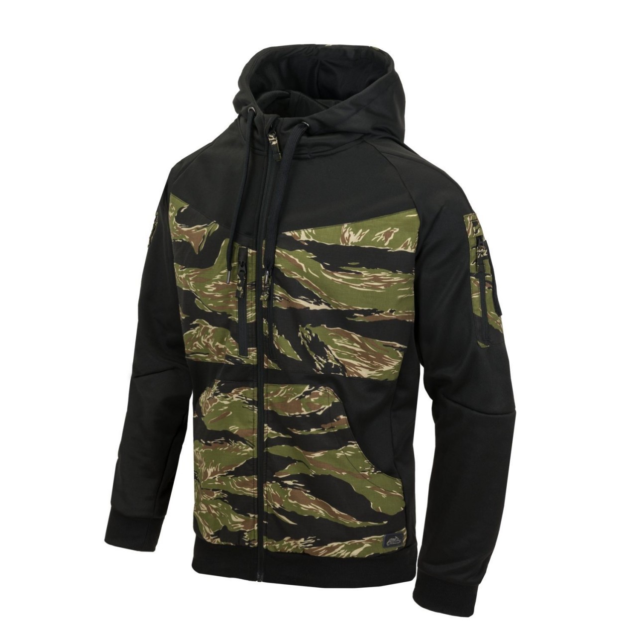 Mikina ROGUE HOODIE ČIERNA/TIGER STRIPE