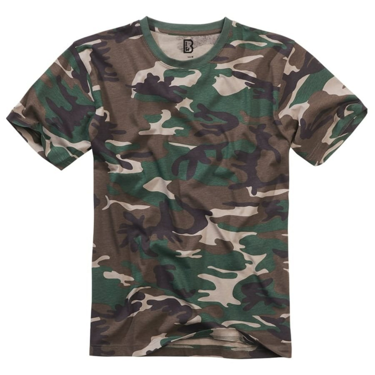 Tričko Oeko-Tex® krátky rukáv maskovanie WOODLAND