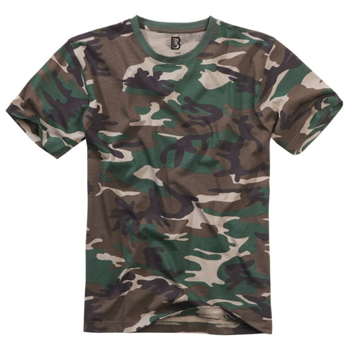 Tričko Oeko-Tex® krátky rukáv maskovanie WOODLAND