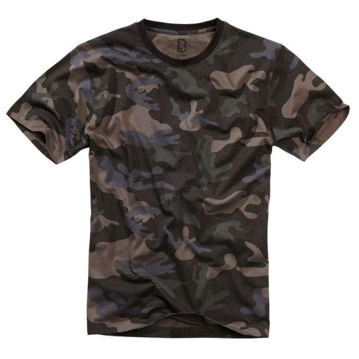 Tričko Oeko-Tex® krátky rukáv maskované DARK CAMO