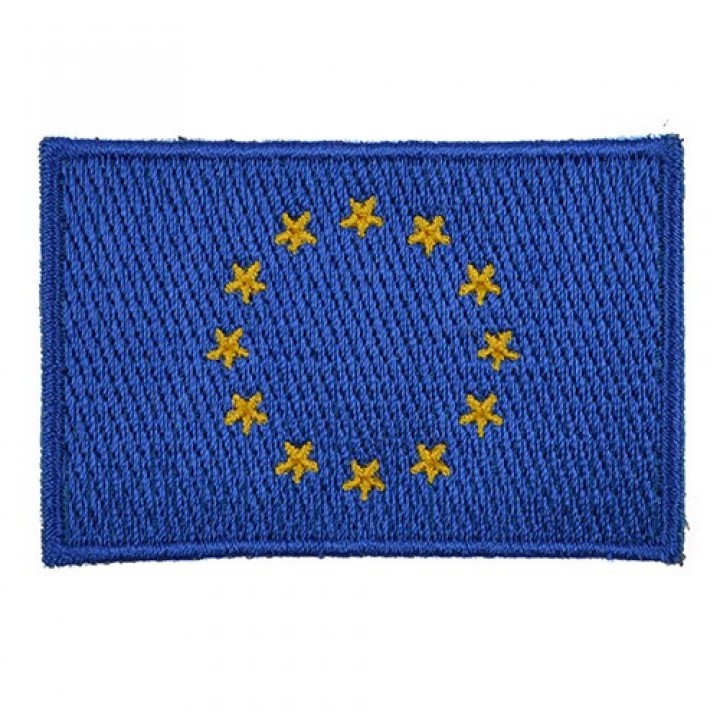 Nášivka vlajka EURÓPSKA ÚNIA- FAREBNÁ