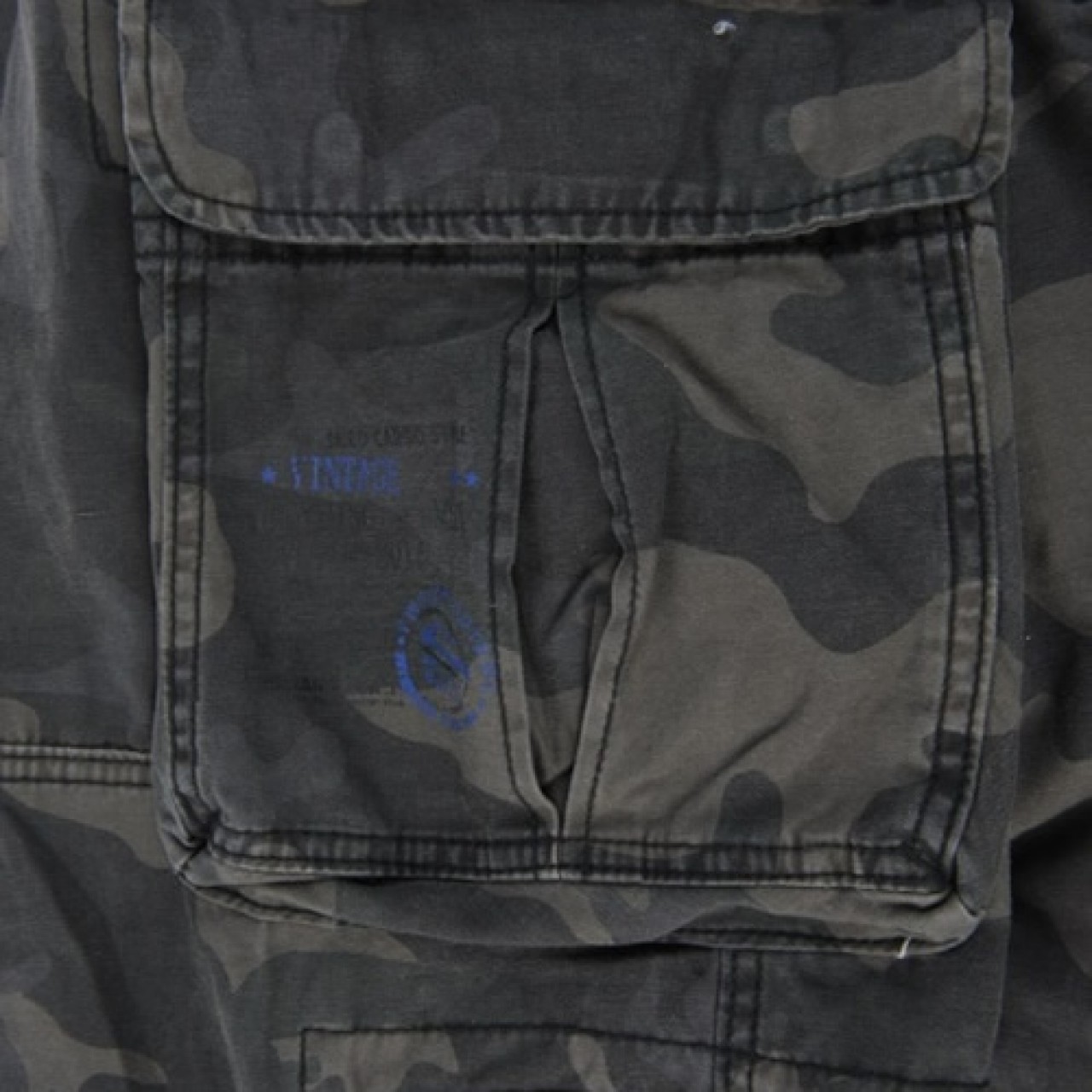Nohavice PURE vintage DARK CAMO