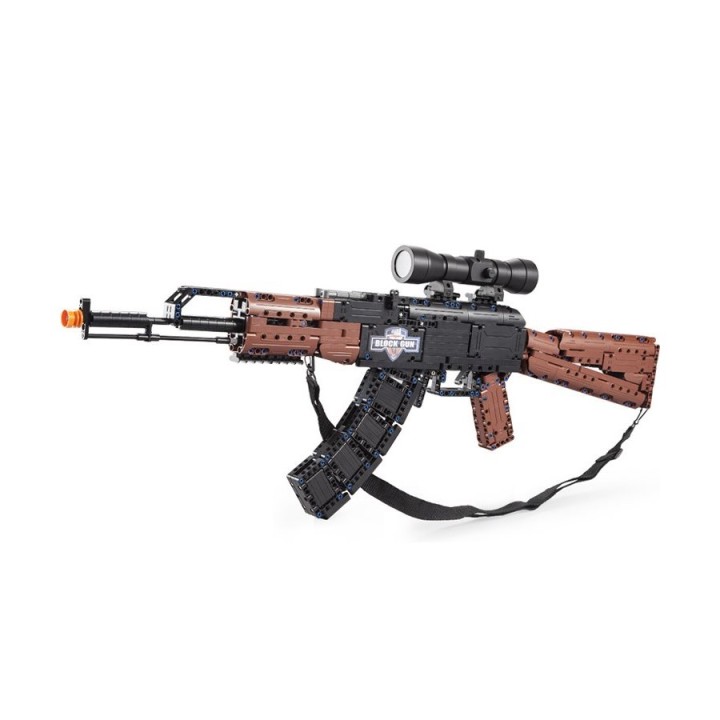 Stavebnica puška AK 47 - 738 dielov
