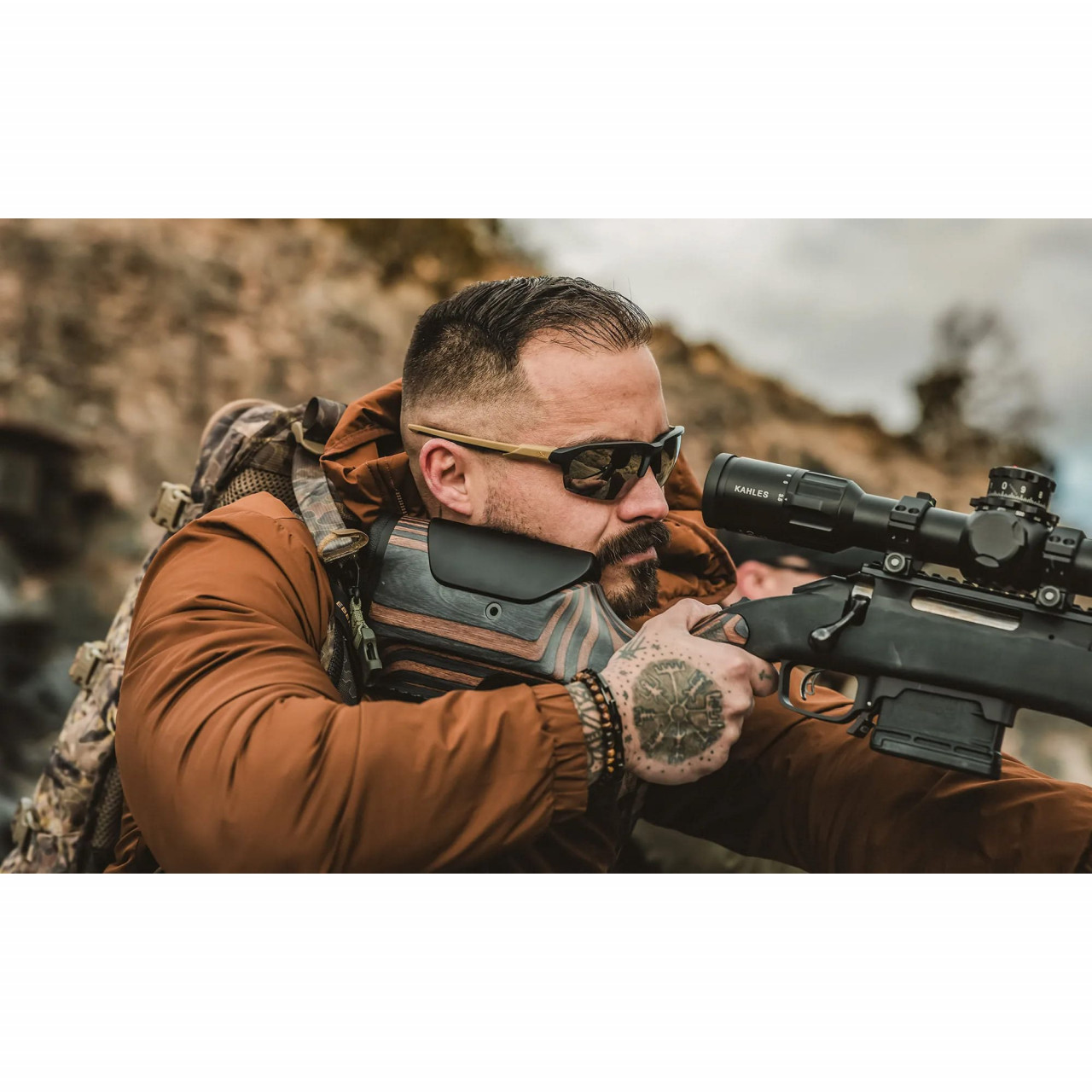 Okuliare strelecké WX JAKL CAPTIVATE™ ČIERNY rám TUNGSTEN sklá