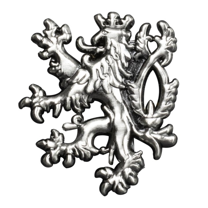 Odznak ČESKÝ LEV U pin STARONIKEL