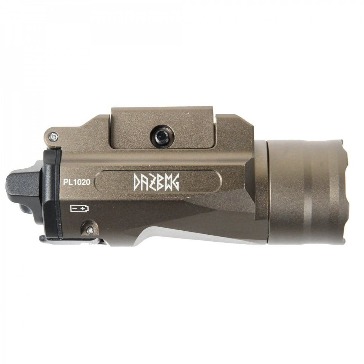 Svietidlo taktické PT02 na pištoli KHAKI