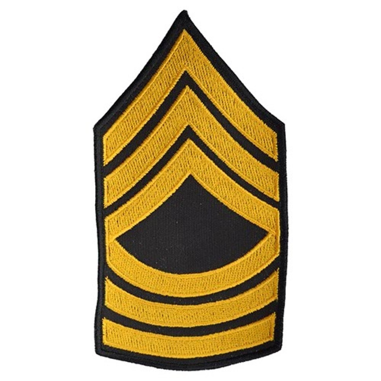 Nášivka US hodnosť MASTER SERGEANT - ZLATÁ