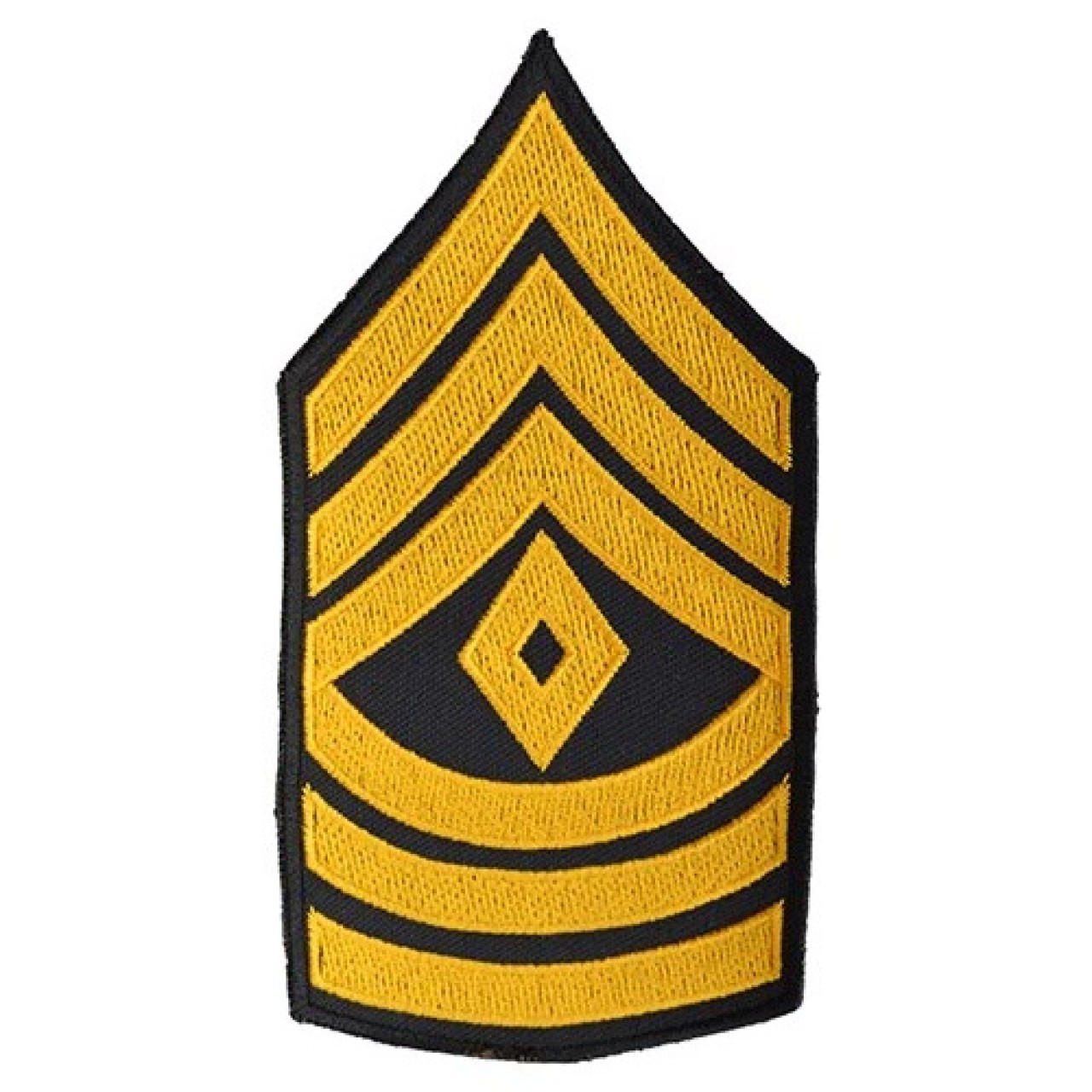 Nášivka US hodnosť FIRST SERGEANT - ZLATÁ