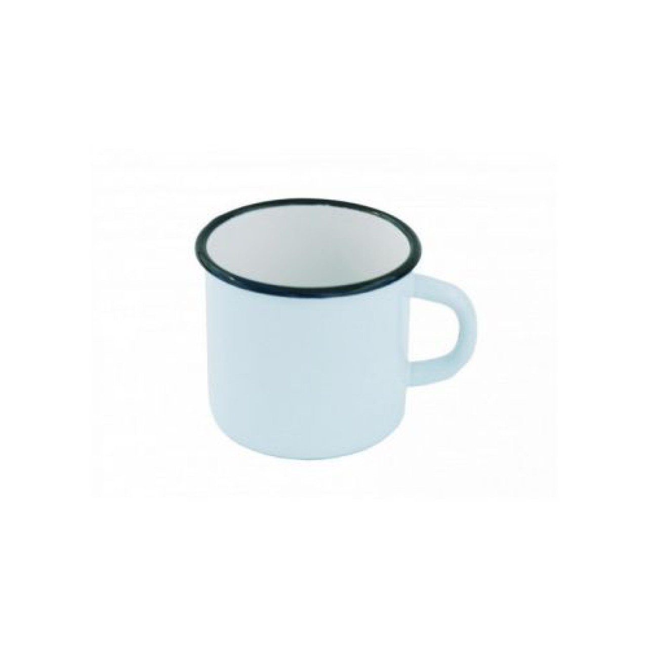 Hrnček plechový smaltovaný 400 ml BIELY