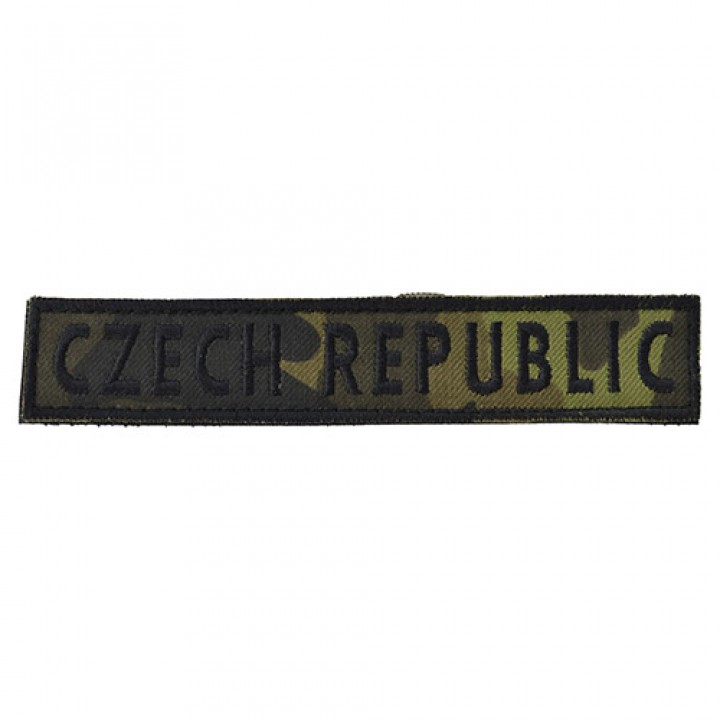Nášivka CZECH REPUBLIC - vz.95 les CZ VELCRO