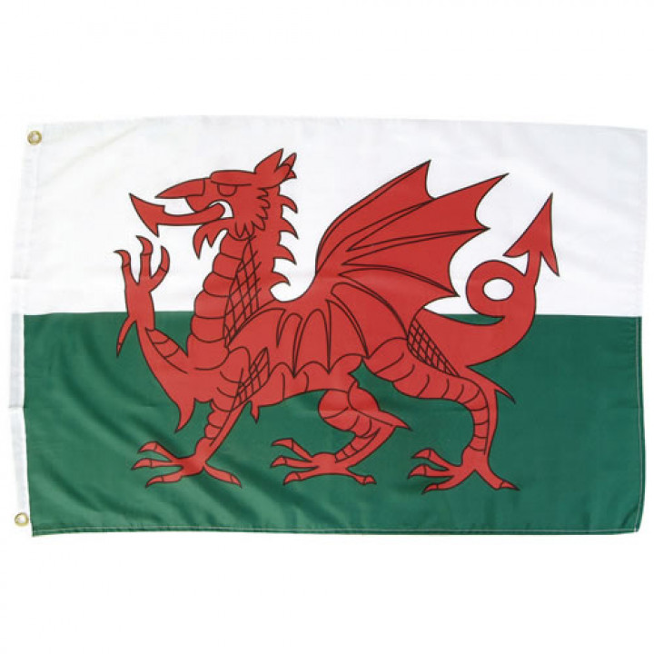 Zástava WELSH DRAGON 150x90 cm