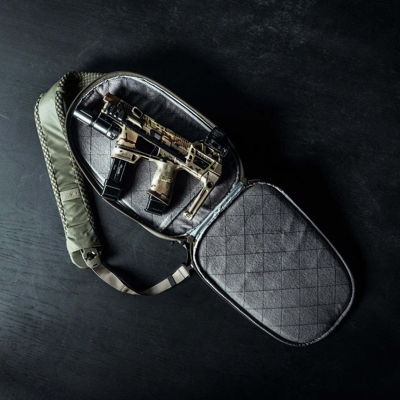 Batoh cez rameno FADE SLING ZELENÝ