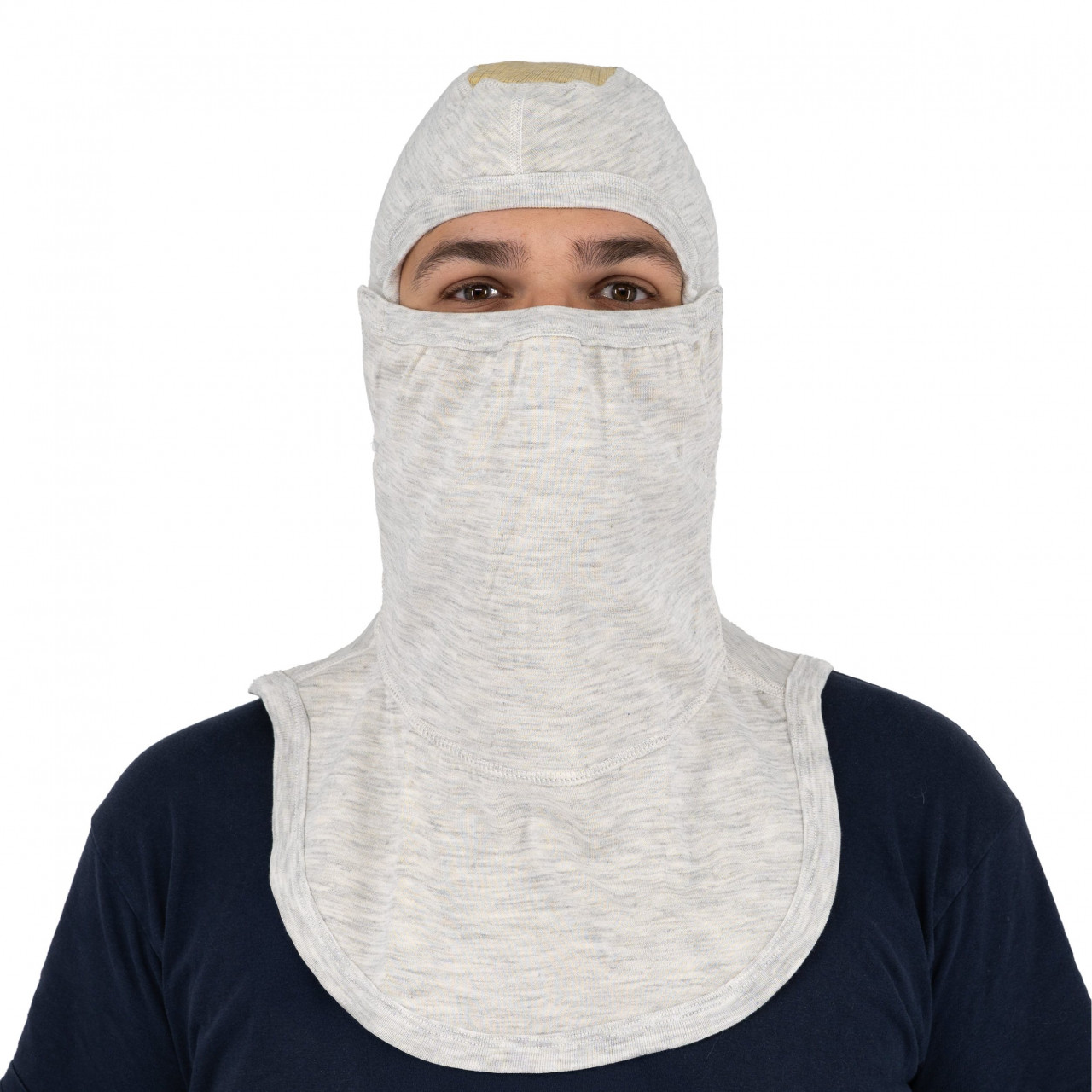 Žáruvzdorná kukla pod prilbu s krytím na suchý zip SENFA