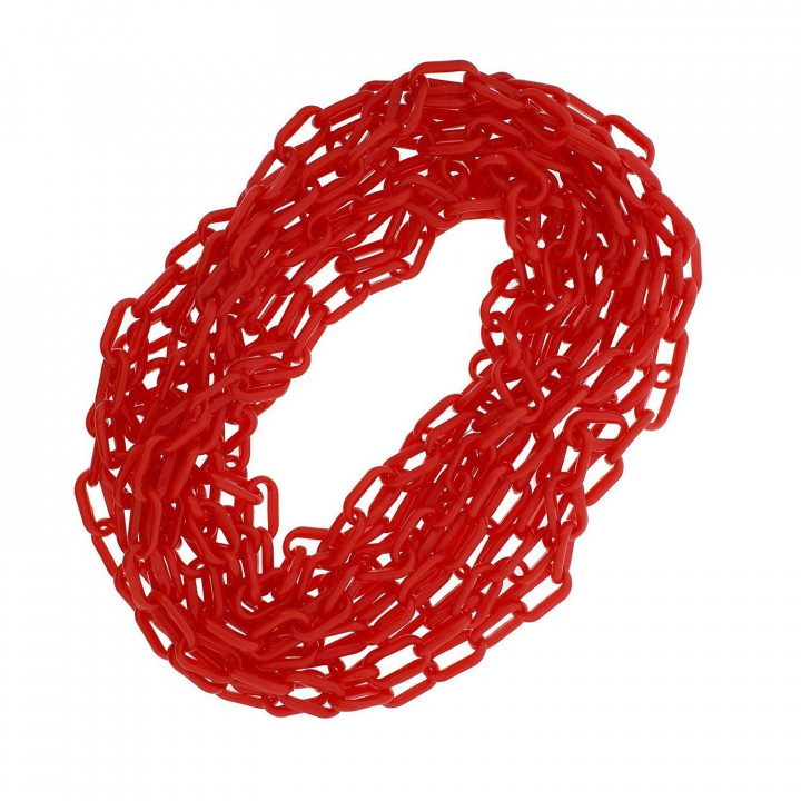 Reťaz 10mm 25m ČERVENÁ