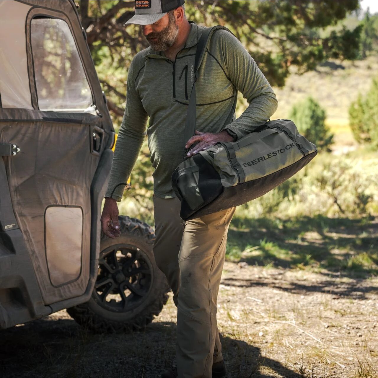 Taška prepravná HYLLUS 45 L MILITARY GREEN