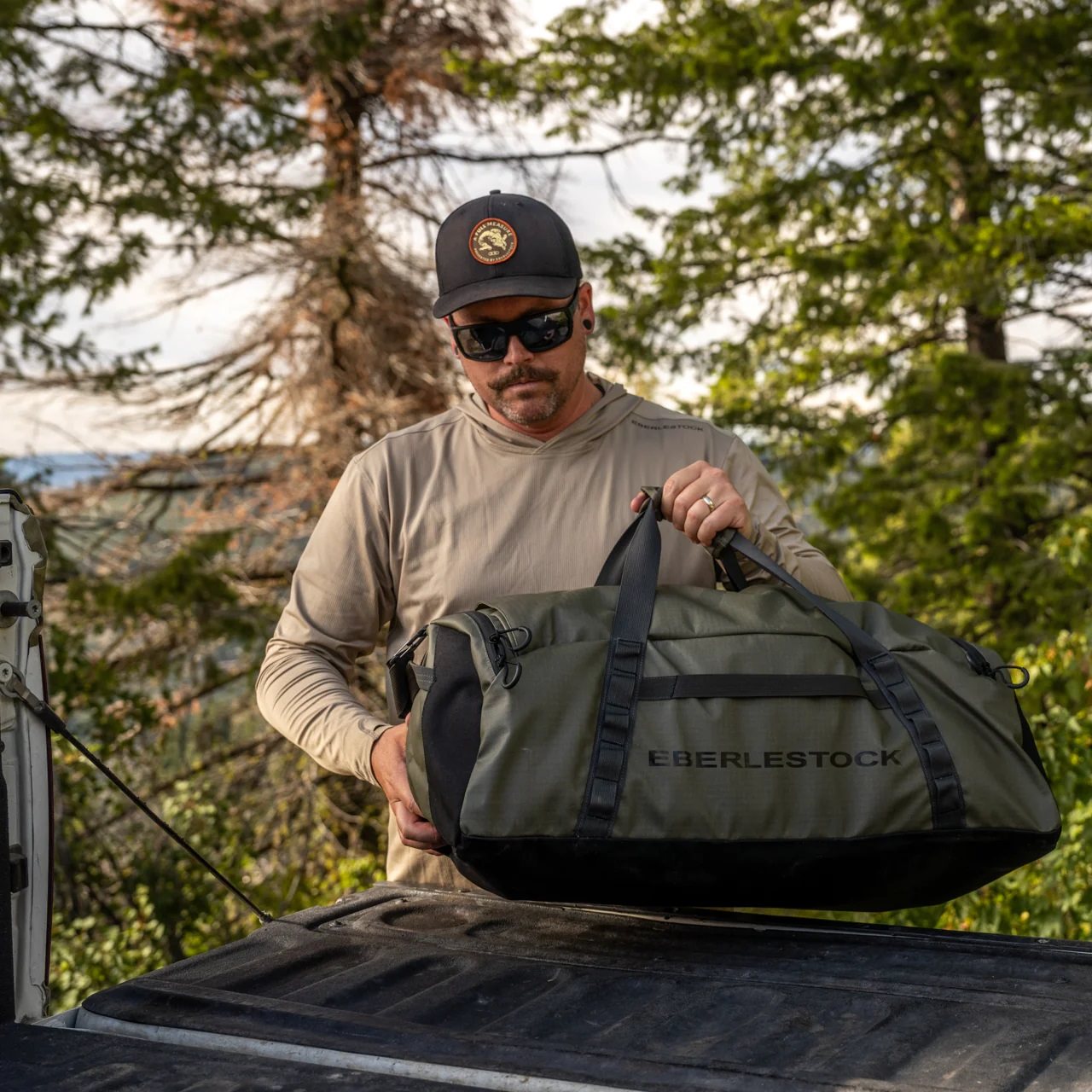 Taška prepravná HYLLUS 45 L MILITARY GREEN